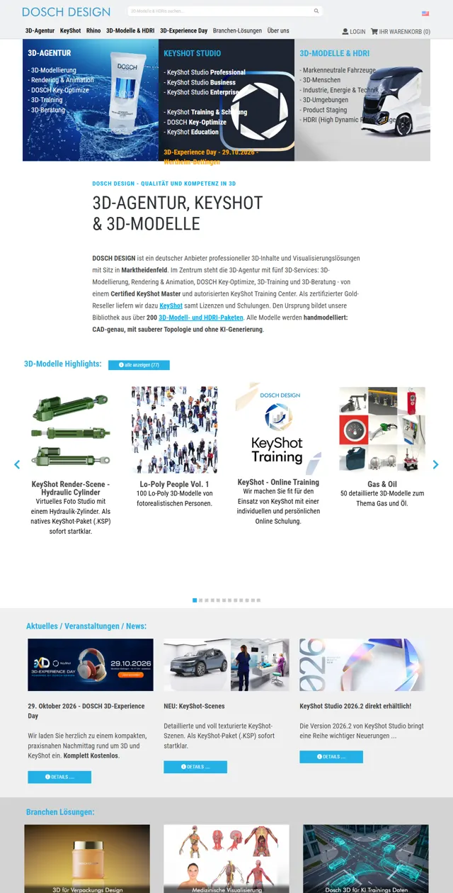 Website Dosch Design