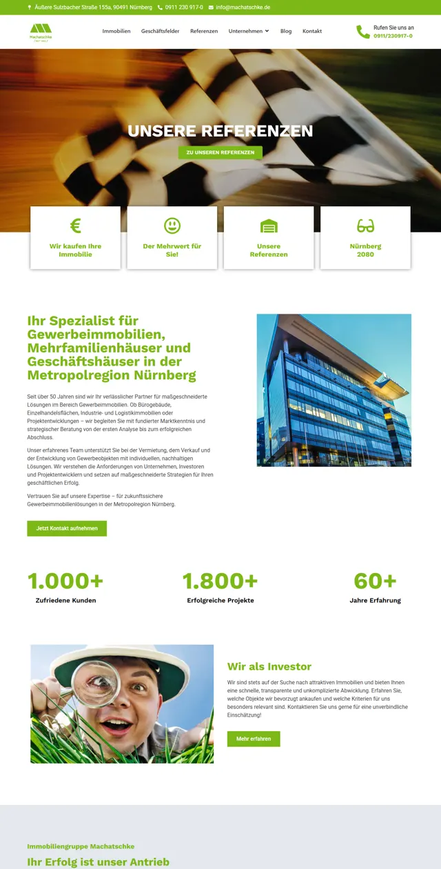 Website Machatschke Immobilien