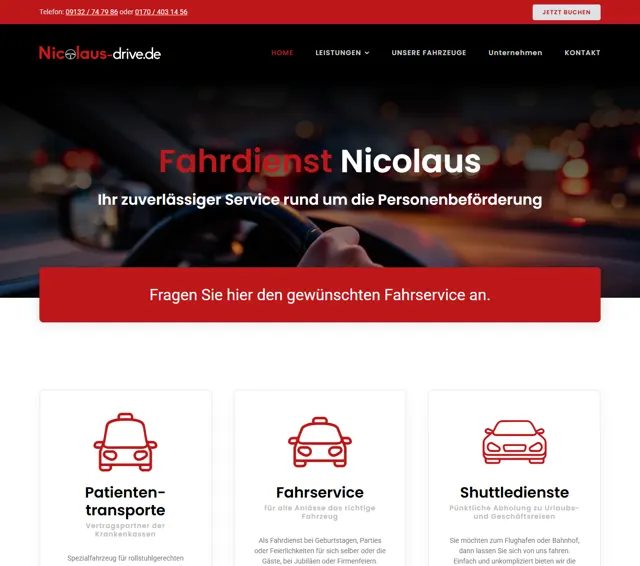 Website Nicolaus Drive